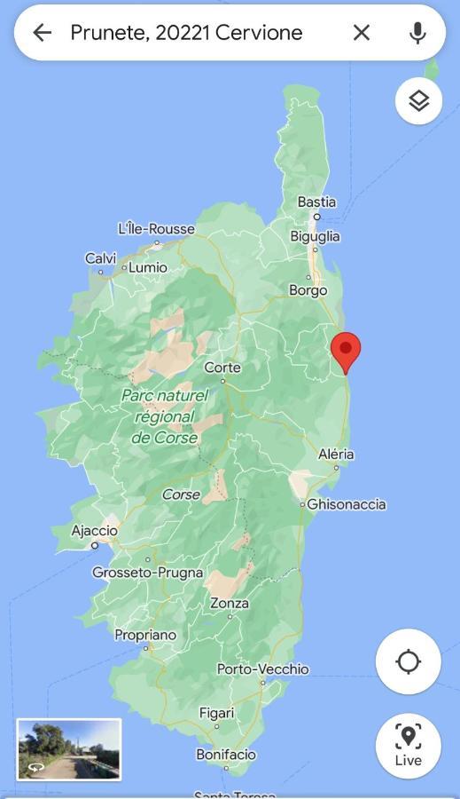 Villa Climatisee A Nuciola Prunete Entre Mer, Montagne Et Piscine Cervione Kültér fotó
